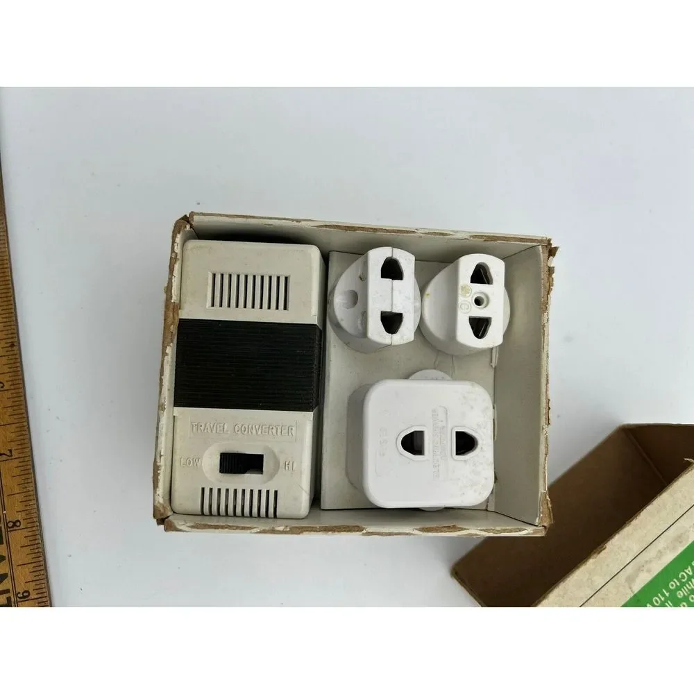 TMI  Worldwide Dual Converter ‎ Kit Converts 220V to 110V High Voltage NOS